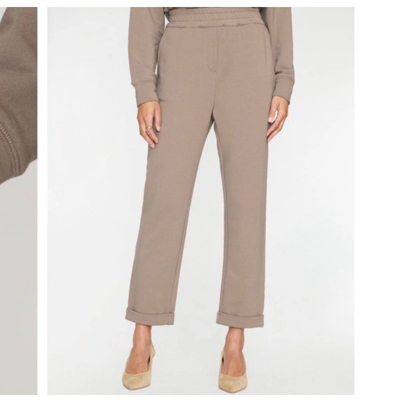 Brochu Walker Pants - Brochu Walker Scottie Terry Pull On pants taupe M classic minimalist casual